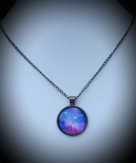 Galaxy Nebula Space Necklace Etsy