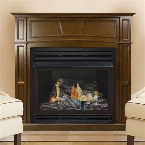 Pleasant Hearth 4588 In Heritage Ventless Natural Fireplace In The Gas