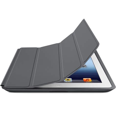 Apple Ipad Smart Case Polyurethane Dark Gray Md454lla For Ipad 2 3