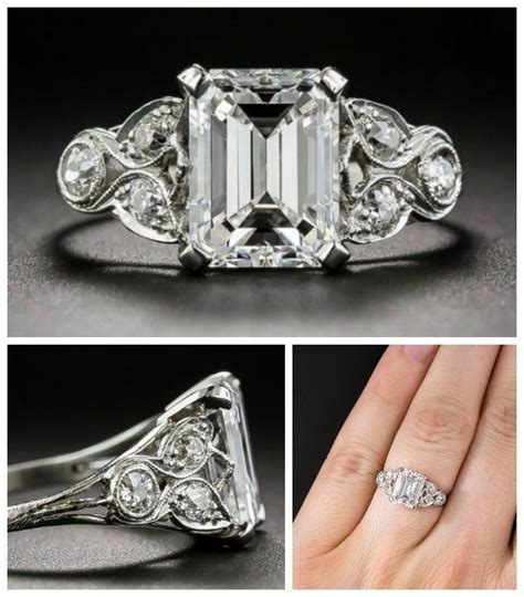 Mar 01, 2021 · to keep your ring looking its best, try to clean it once a week. Let's look at antique engagement rings. | Diamonds in the ...