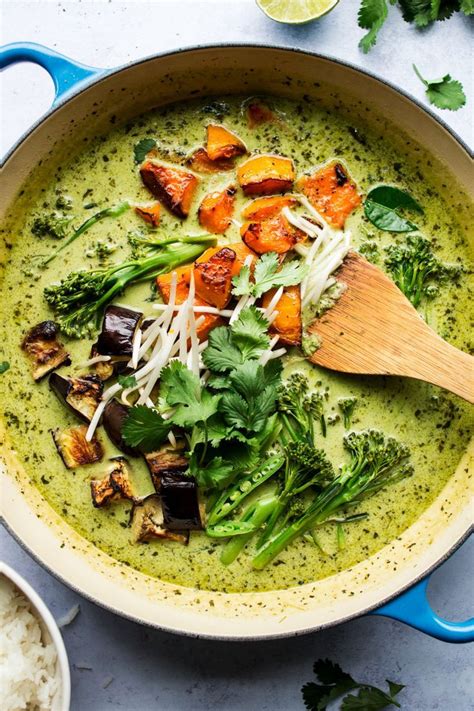 Vegan Thai Green Curry Lazy Cat Kitchen Recipe In 2022 Clean