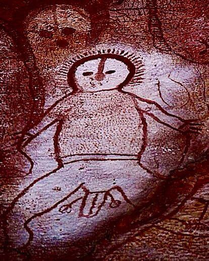 Ancient Alien Cave Drawing Actually A Wanjina Image Ancient Aliens