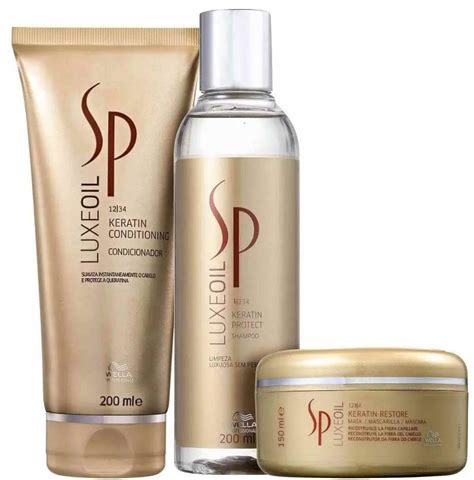 Wella SP Luxe Oil Keratin Shampoo Conditioning Keratin Mask Trio Free