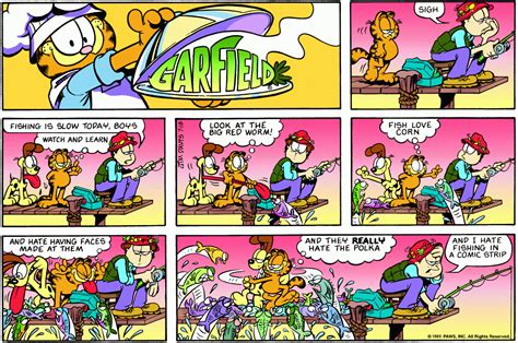 Garfield Daily Comic Strip On July 16th 1995 Garfield Comics
