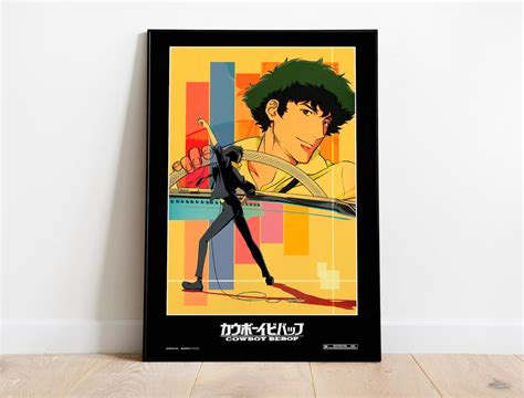 Cowboy Bebop Spike Spiegel Anime Series Poster Architeg Prints