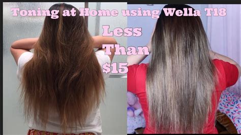 Wella T18 Toner On Brown Hair Before And After Best Hairstyles Ideas