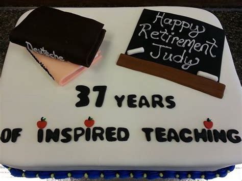 Teacher Retirement Cake Teacher Cakes Retirement Cakes Cake Decorating