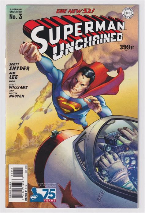 Dc Comics Superman Unchained Issue 3 75th Anniversary Golden Age