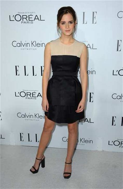 Emma Watson Sublime En Calvin Klein à La Soirée Elle Women In Hollywood