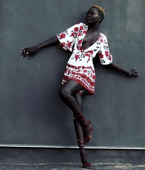 Fashion fan blog from industry supermodels Nyakim Gatwech Model South Sudan Queen of у