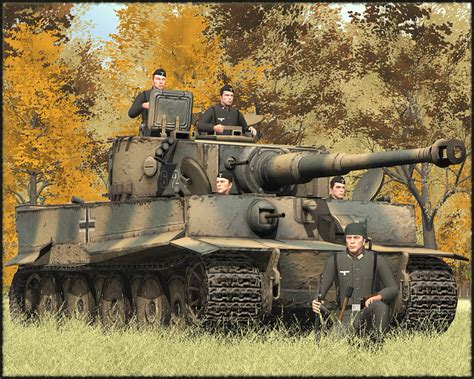 German Tiger Tank Paint Schemes