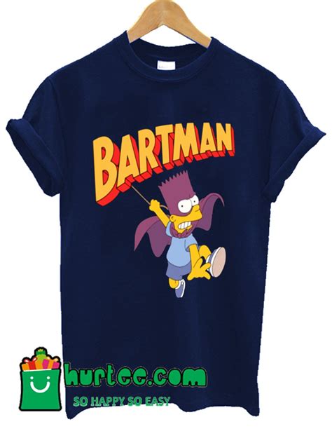Bartman Bart Simpson T Shirt Bart Simpson T Shirt Simpsons T Shirt