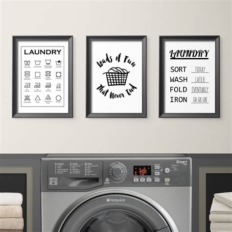 Laundry Room Decor Funny Laundry Decor Laundry Print Drop Etsy