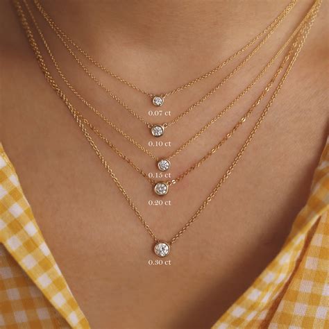 diamond necklace diamond solitaire necklace solitaire diamond necklace diamond bezel