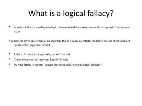 Ppt Logical Fallacies Powerpoint Presentation Free Download Id2795721