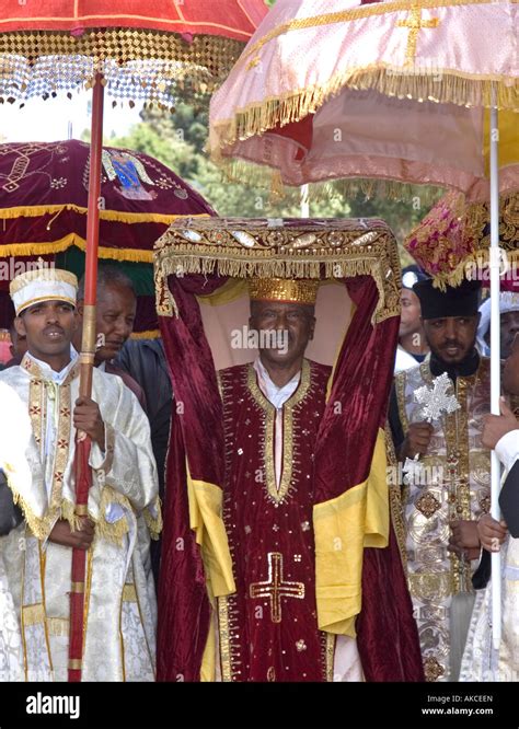 Priest Of The Ethiopian Orthodox Tewahedo Church Carrying A Tabot