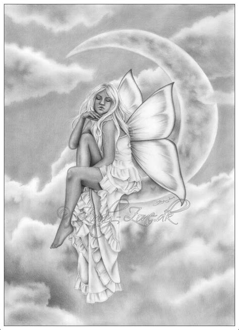 Zindy Zonedk Fantasy Drawings Moondreamer Fairy