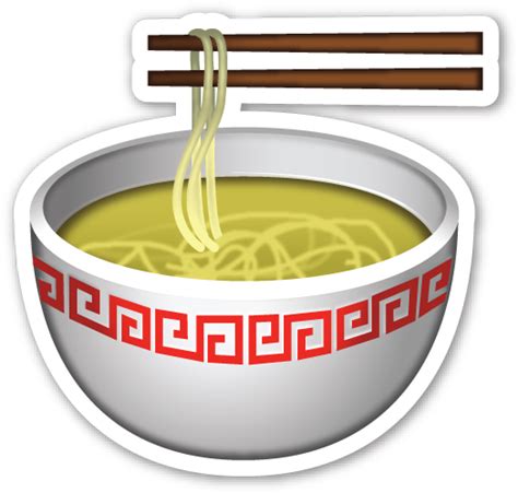This Sticker Is The Large 2 Inch Version That Sells Soup Emoji
