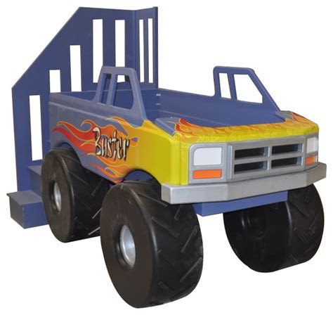 Comparison shop for kids truck bed home in home. Monster Truck Loft Bed - Traditional - Kids - houston - by Sweet Retreat Kids