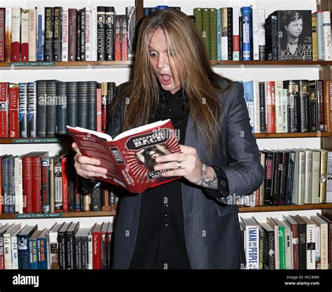 Singer Sebastian Bach Attends The Book Signing Of 18 And Life On Skid