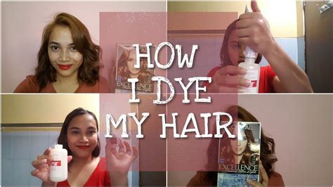 Diy Dye Your Own Hair Step By Step Process Youtube