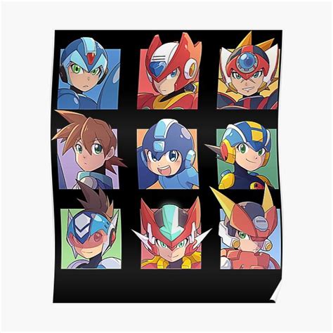 Megaman Megaman Megaman Megaman Megaman Megaman Adas Poster For Sale