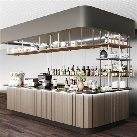 Coffee Bar 3d Models For Download Turbosquid