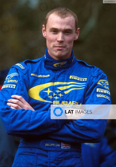 Rally Of Great Britain 22nd November 2000 Richard Burns Portrait