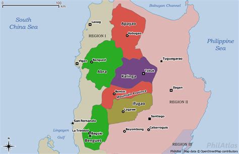 Map Of Mountain Province Travel To The Philippines