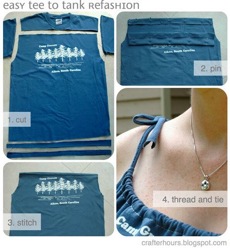 From Tee To Tank A Diy T Shirt Journey Bluecotton