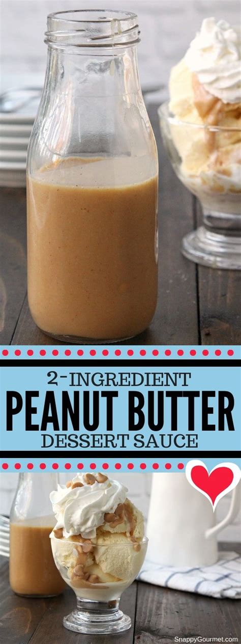 Easy Peanut Butter Dessert Sauce Recipe Foodrecipestory