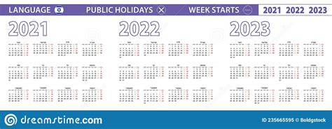 Modelo De Calendário Simples Na Hebraica Para 2021 2022 2023 Anos
