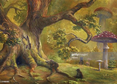 A Illustration Of A Fairy Tale Forest High Res Vector Graphic Getty