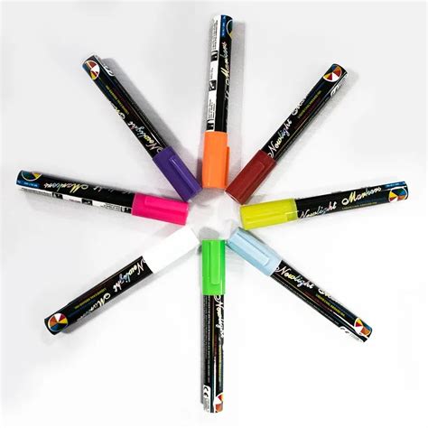 Fluorescent Pen Newlighthigh End Marker Peneasy To Clean Safe To