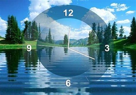 Télécharger Lake Clock Screensaver Pour Windows Freeware
