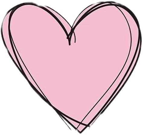 Cute Love Sticker Pink Love Transparent Background Heart Png Clipart Large Size Png Image