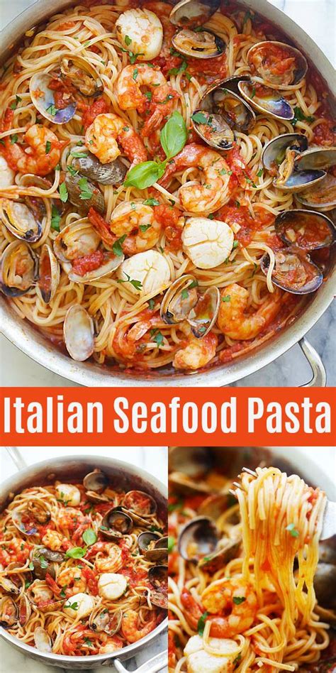 Serve over chicken, seafood, pasta or a mixture. Seafood Pasta | Best seafood recipes, Italian recipes ...