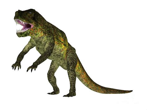 Postosuchus Reptile Jaws Digital Art By Corey Ford Fine Art America