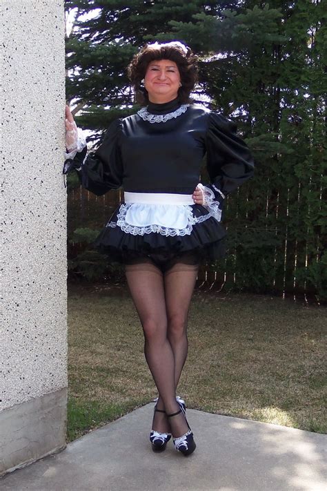 Sexy Lockable G793 Satin Maid Uniform My Dress Is Made With High Shine Satin And Adorned With
