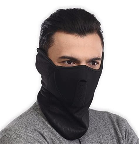 Half Face Ski Mask For Cold Weather Half Balaclava Face Warmer Men S Tactical Winter Face