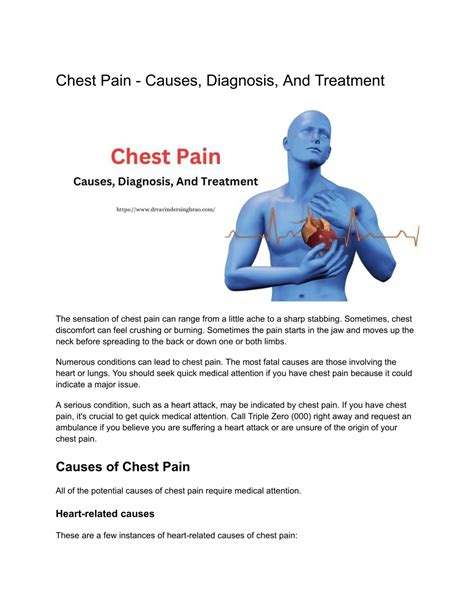 Ppt Chest Pain Causes Diagnosis And Treatment Powerpoint