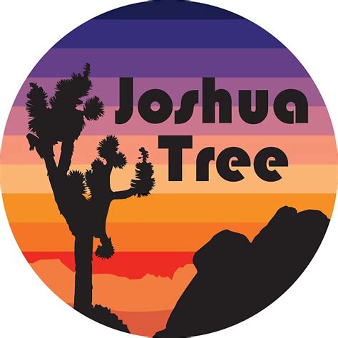 Joshua Tree Stickers Redbubble