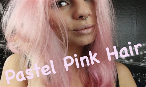 Pastel Pink Hair Carnation Pink Directions Youtube