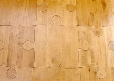 Creative Products Inspired By The Jigsaw Puzzle Flooring Hardwood