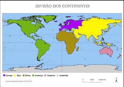 Neo Geographiká Ken Mapa Dos Continentes