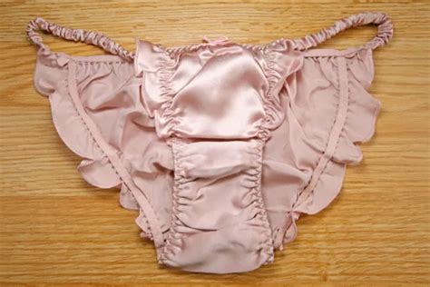 vintage japanese nylon shiny slippery pretty ruffle pink satin silk panty medium 14 99 picclick
