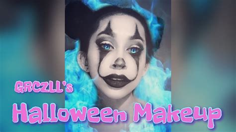 Halloween Makeup Tutorial Pennywise Inspired Makeup Look Youtube
