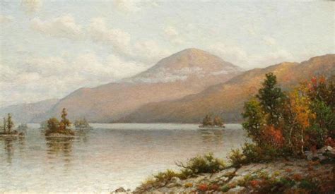 George Waters Black Mountain Lake George New York Painting For