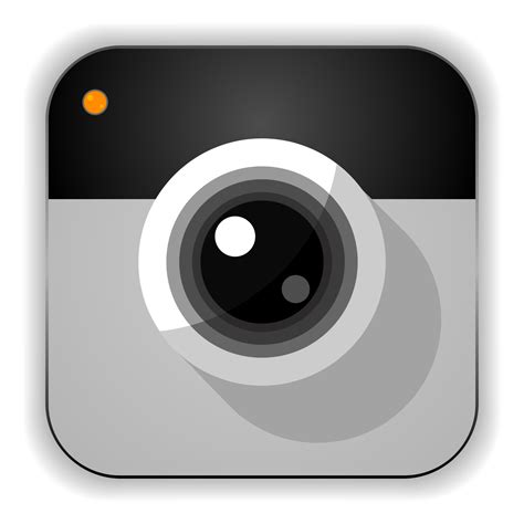 Vector For Free Use Flat Camera Icon