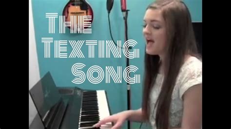 The Texting Song Original Song Sarah Morey Youtube